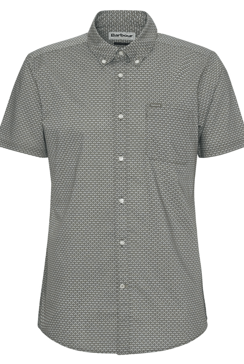 Shell Tailored Short - Sleeved Polo - Barbour - Archery Close
