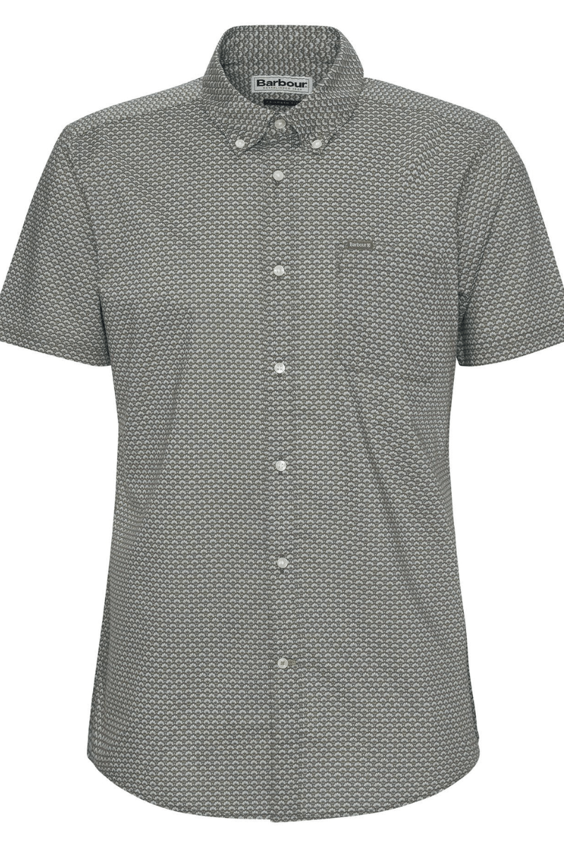 Shell Tailored Short - Sleeved Polo - Barbour - Archery Close