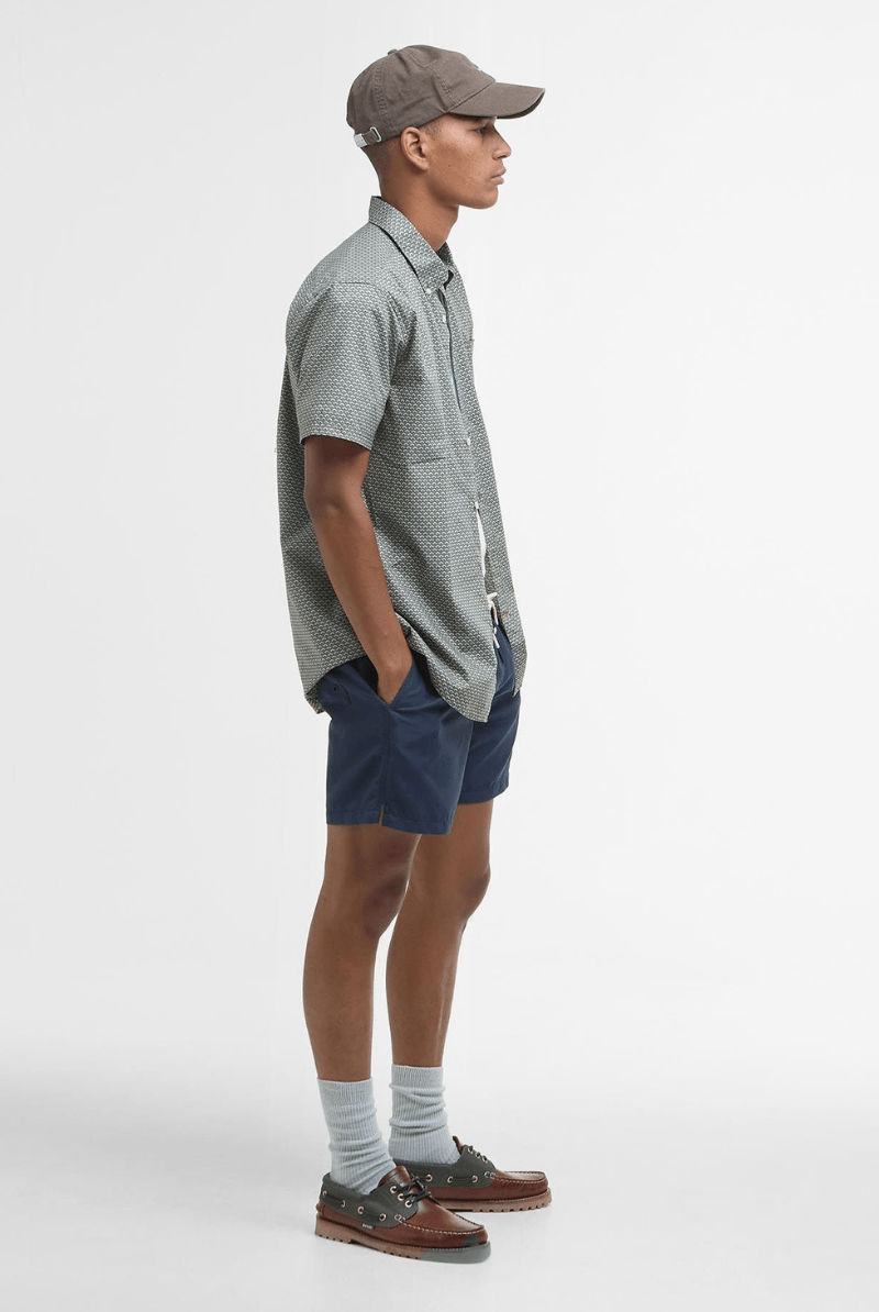 Shell Tailored Short - Sleeved Polo - Barbour - Archery Close