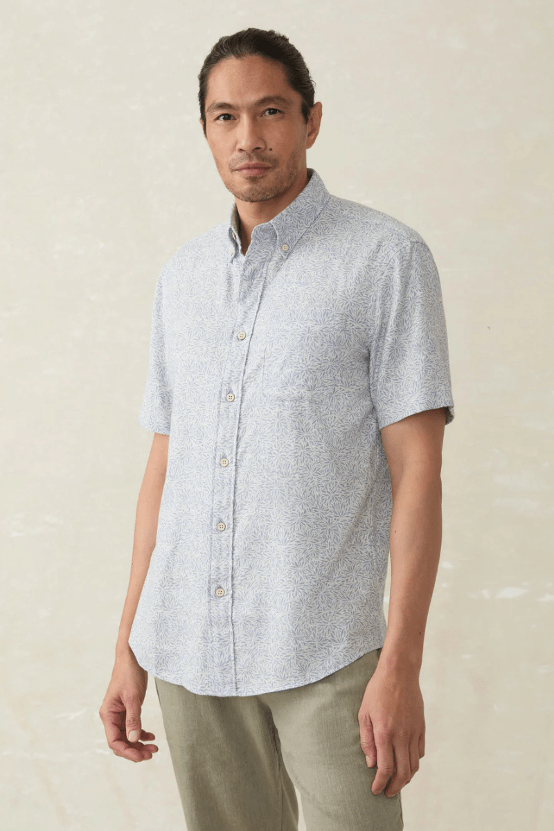 Short - Sleeve Breeze Shirt - Faherty Brand - Archery Close