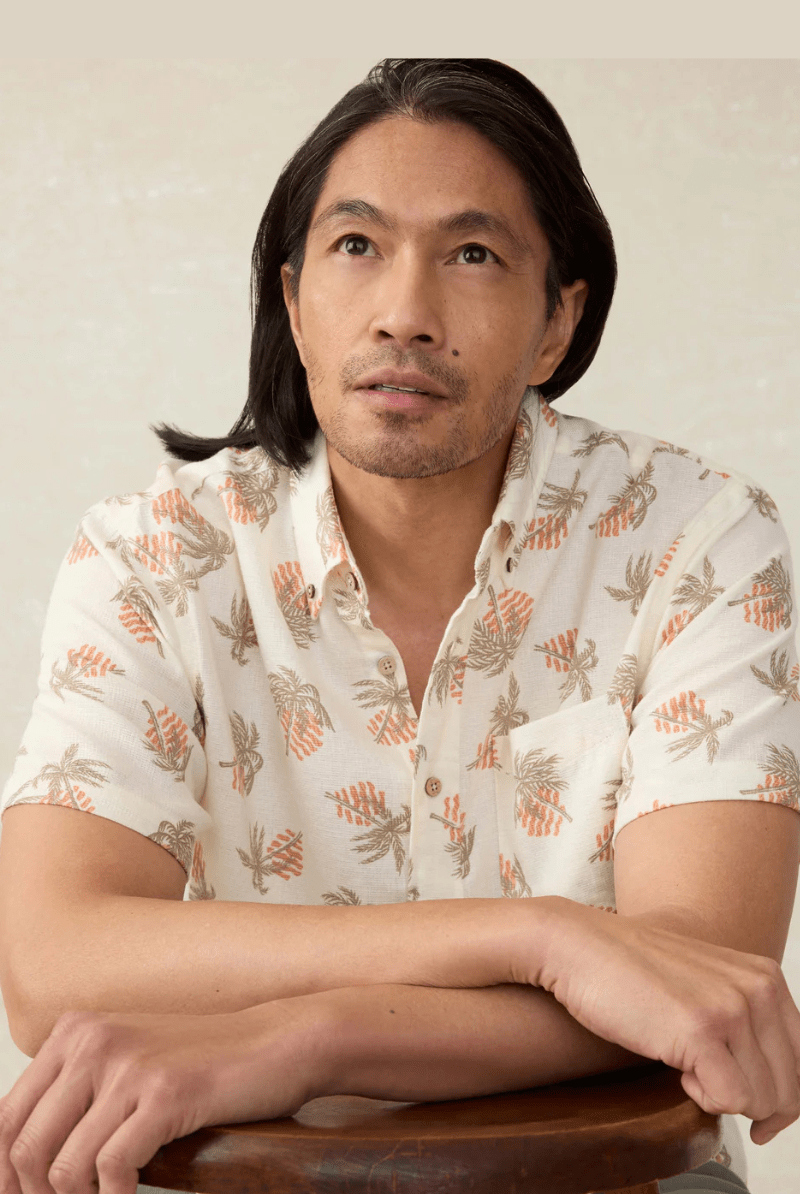 Short - Sleeve Breeze Shirt - Faherty Brand - Archery Close