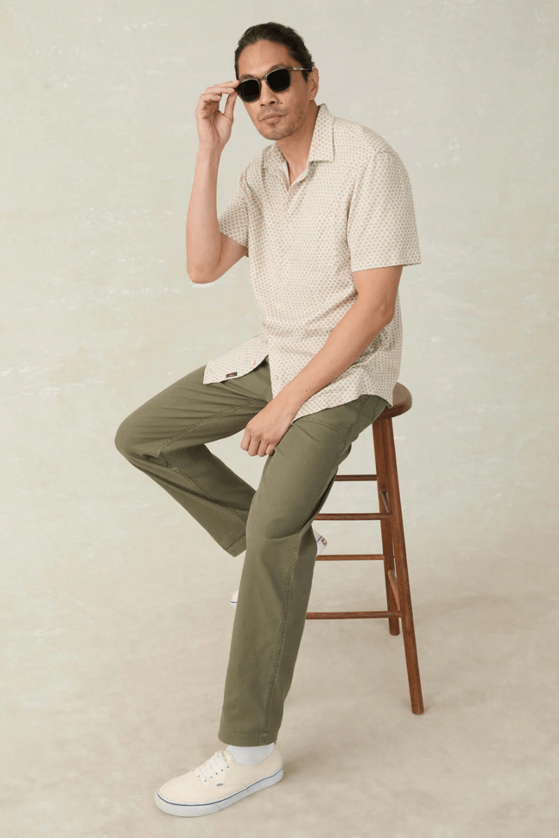 Short - Sleeve Hermosa Shirt - Faherty Brand - Archery Close