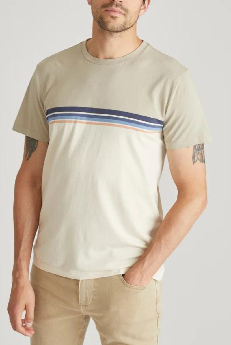 Signature Crew Stripe Tee - Marine Layer - Archery Close