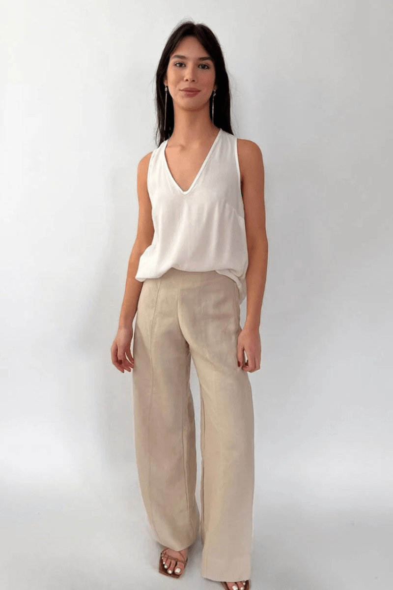 Simple Tank in White - Natalie Busby - Archery Close