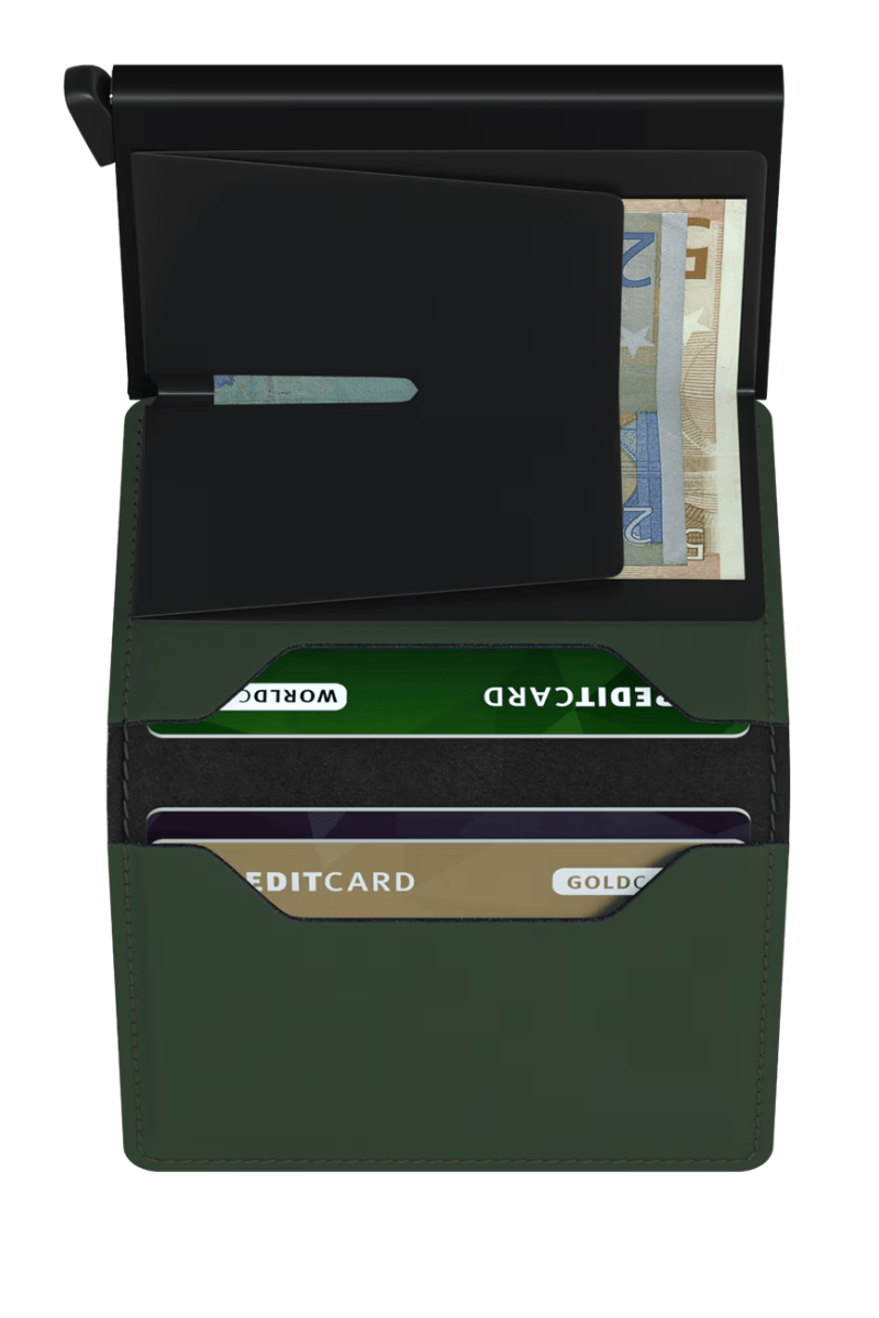Slimwallet in Matte Green - Black - Secrid - Archery Close