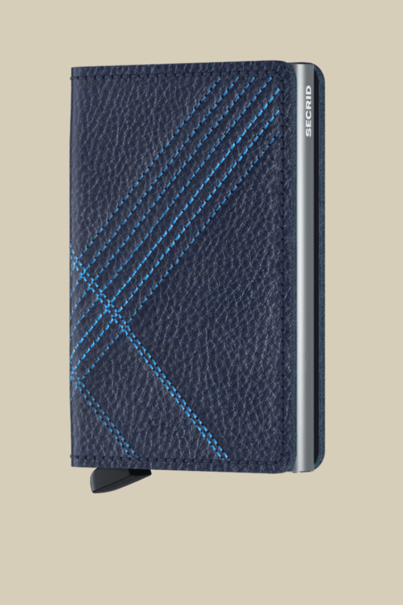 Slimwallet in Stitch Linea Navy - Secrid - Archery Close