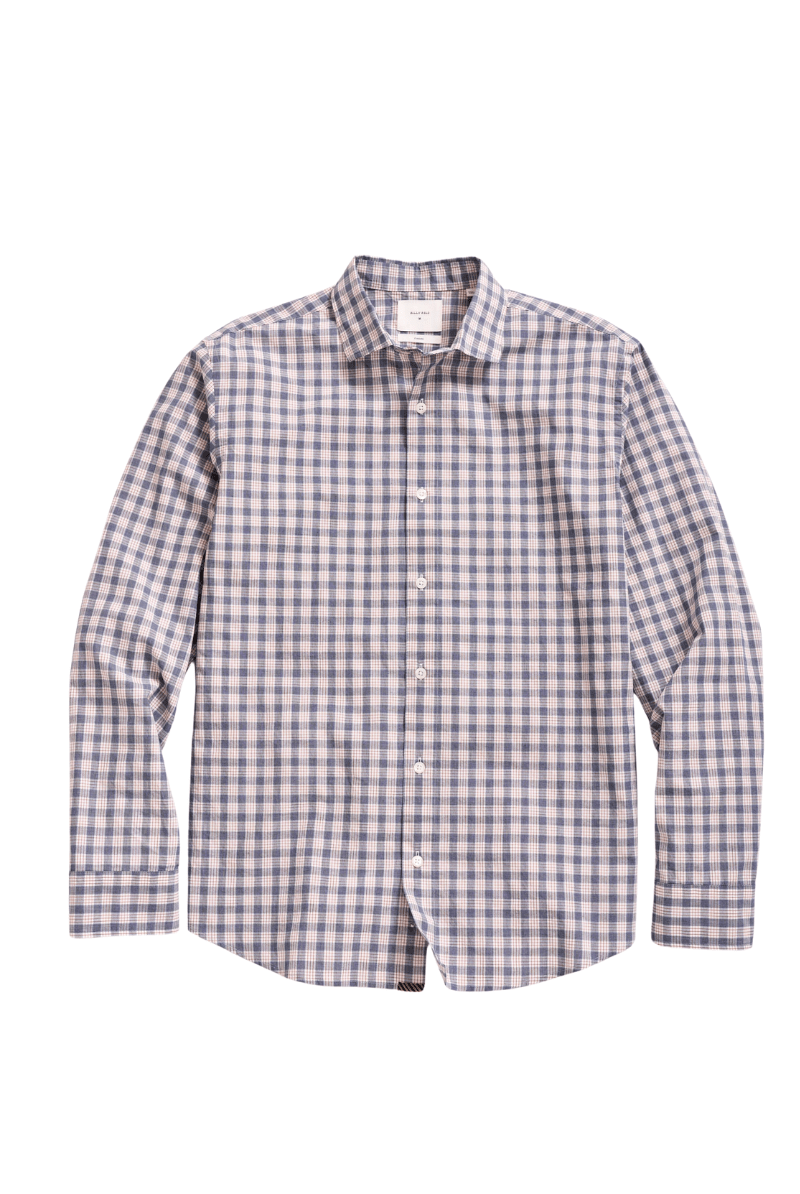 Slub Grid Hutchenson Sport Shirt - Billy Reid - Archery Close