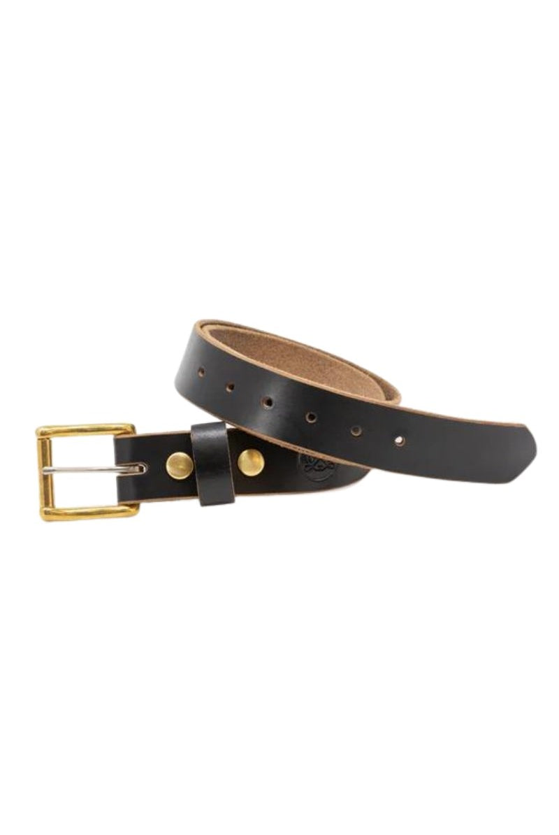 Solid Brass & Stainless Steel Roller Buckle Belts - Whiskey Leatherworks - Archery Close
