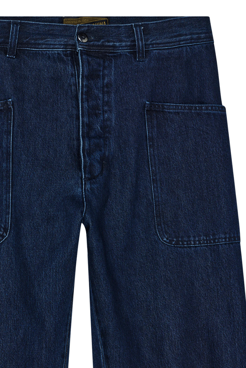 Specter Work Pant in Blue Indigo - Deus ex Machina - Archery Close