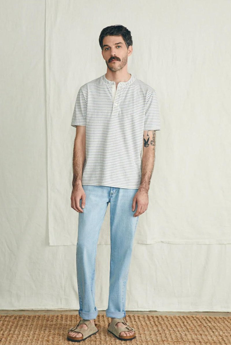 SS Sunwashed Henley - Faherty Brand - Archery Close