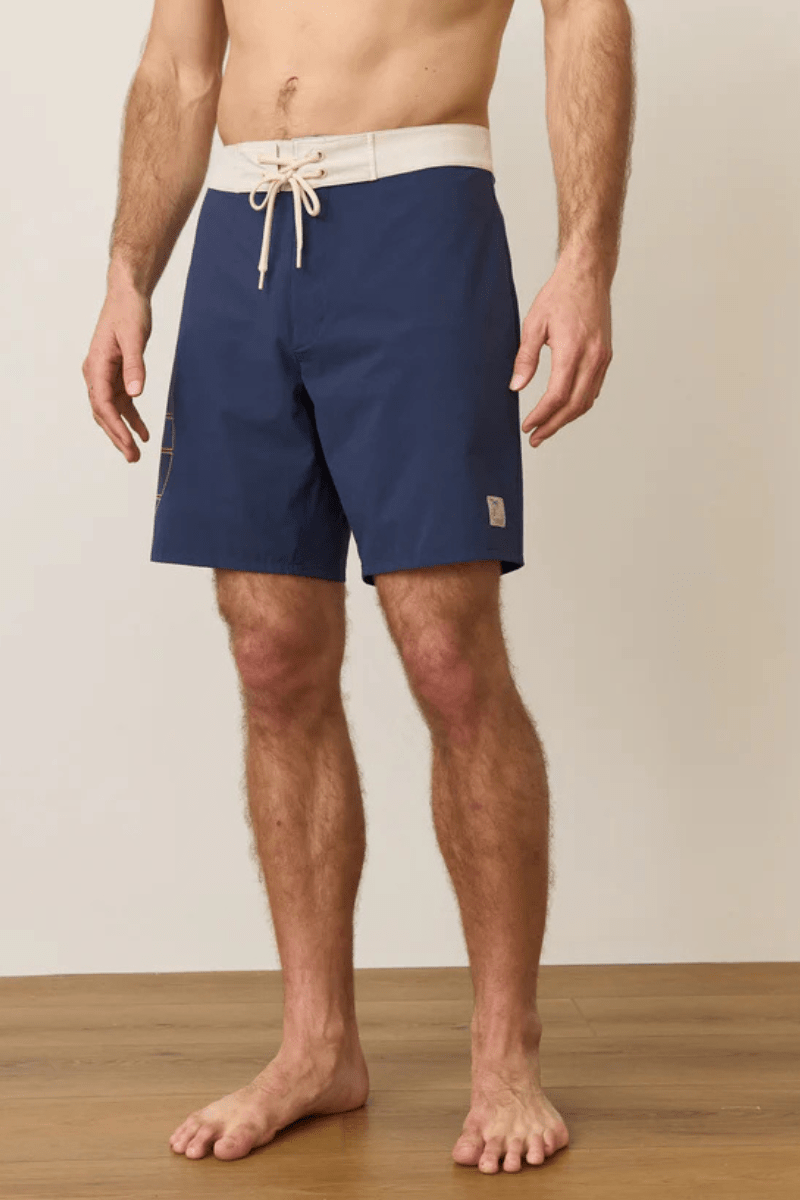 Stretch Board Short - Marine Layer - Archery Close