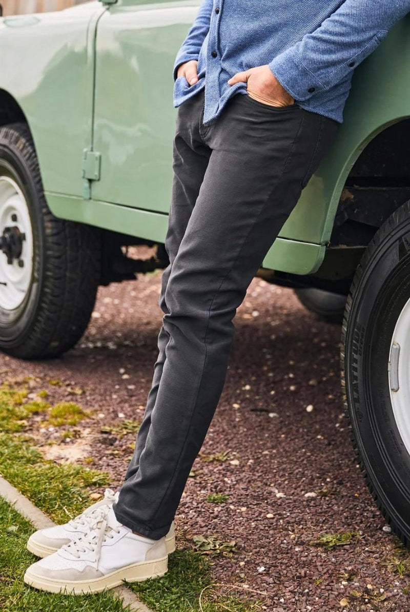 Stretch Terry 5 Pocket - Onyx Black - Faherty Brand - Archery Close