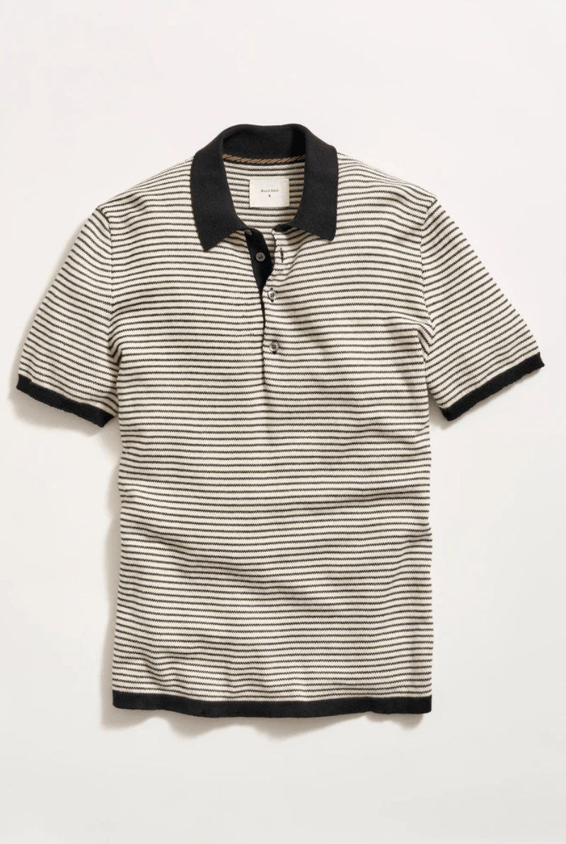 Stripe Sweater Polo - Billy Reid - Archery Close