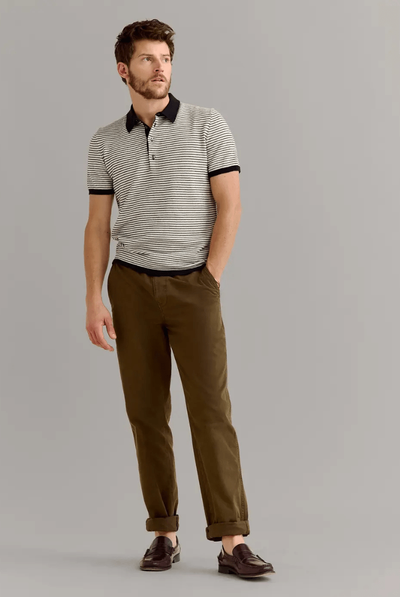 Stripe Sweater Polo - Billy Reid - Archery Close