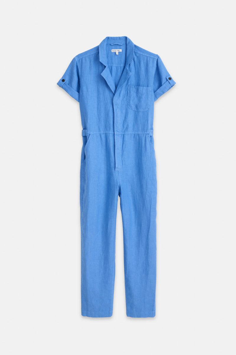 Summer Jumpsuit in Linen - Alex Mill - Archery Close