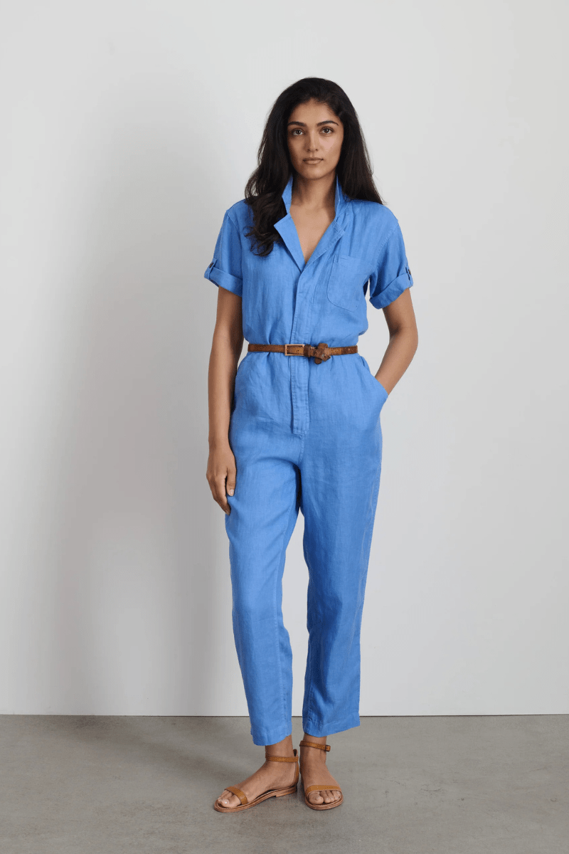 Summer Jumpsuit in Linen - Alex Mill - Archery Close