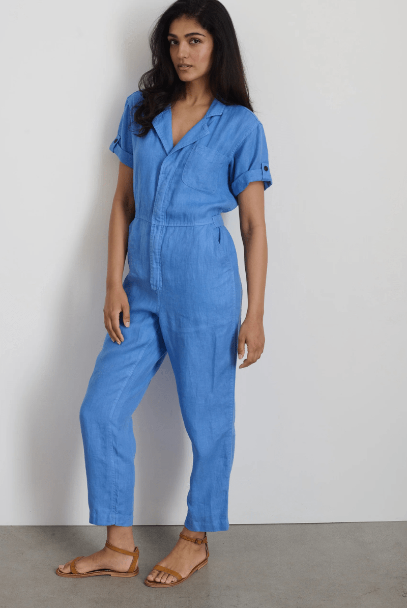 Summer Jumpsuit in Linen - Alex Mill - Archery Close