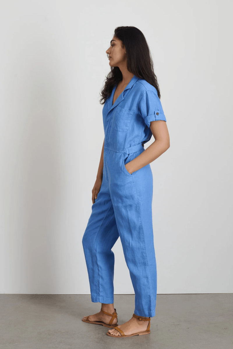 Summer Jumpsuit in Linen - Alex Mill - Archery Close