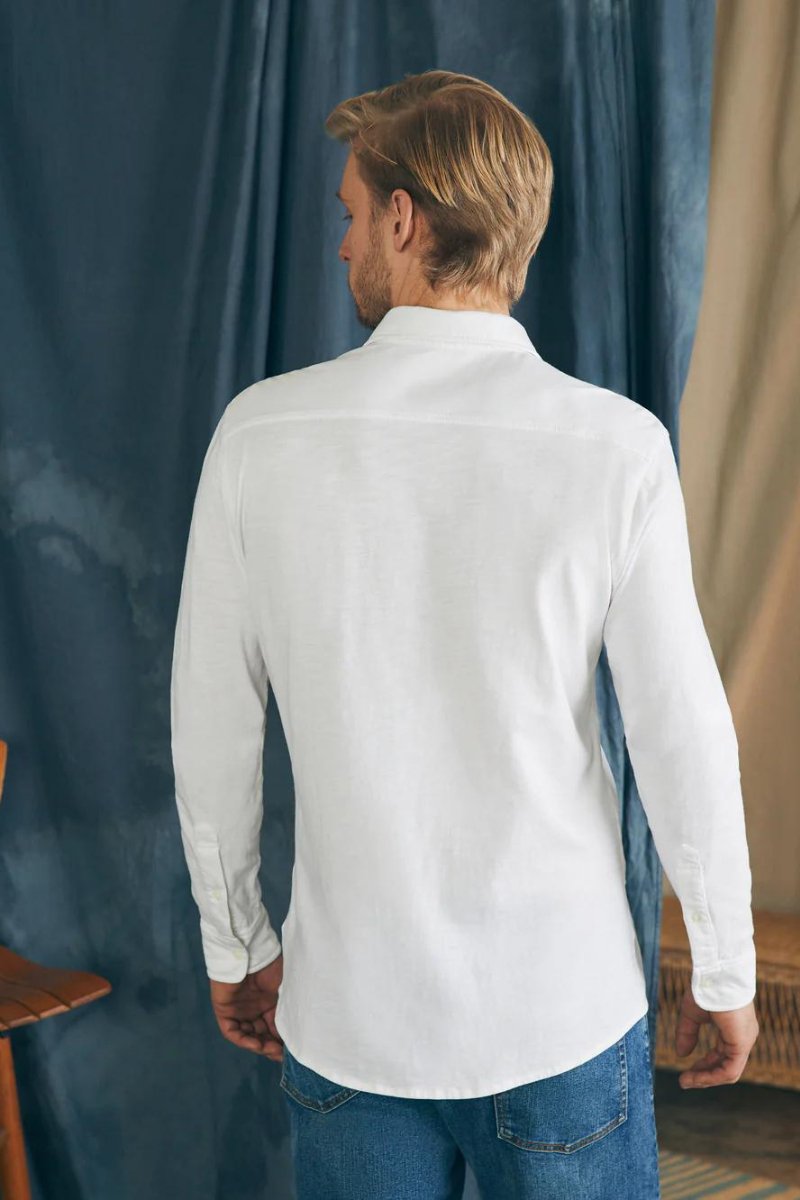 Sunwashed Knit Shirt - Faherty Brand - Archery Close