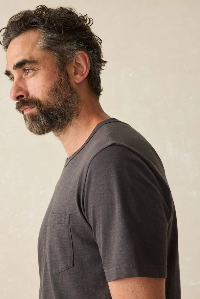 Sunwashed Pocket Tee - Faherty Brand - Archery Close