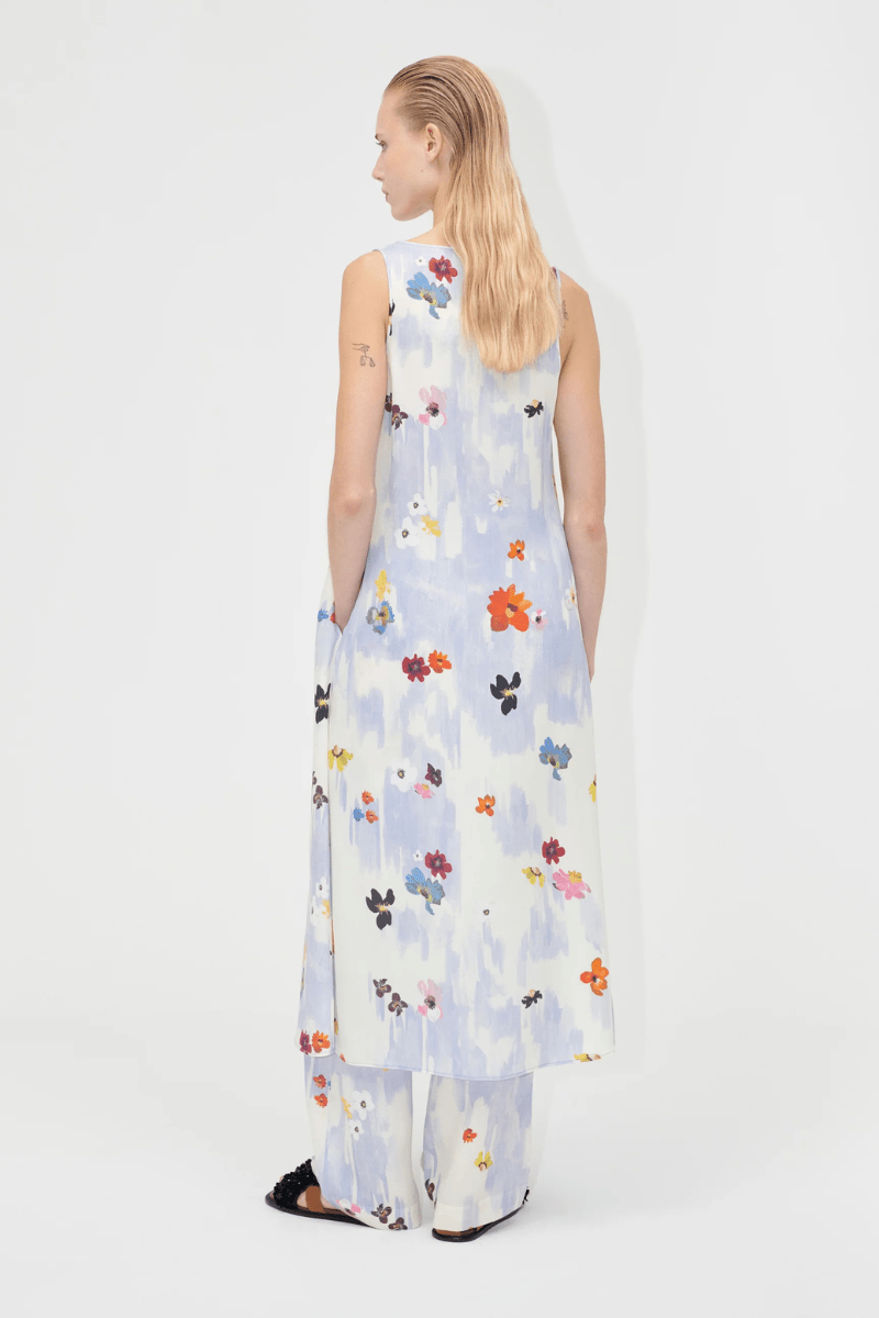 Tank Long Dress in Skyfall Flowers - Stine Goya - Archery Close