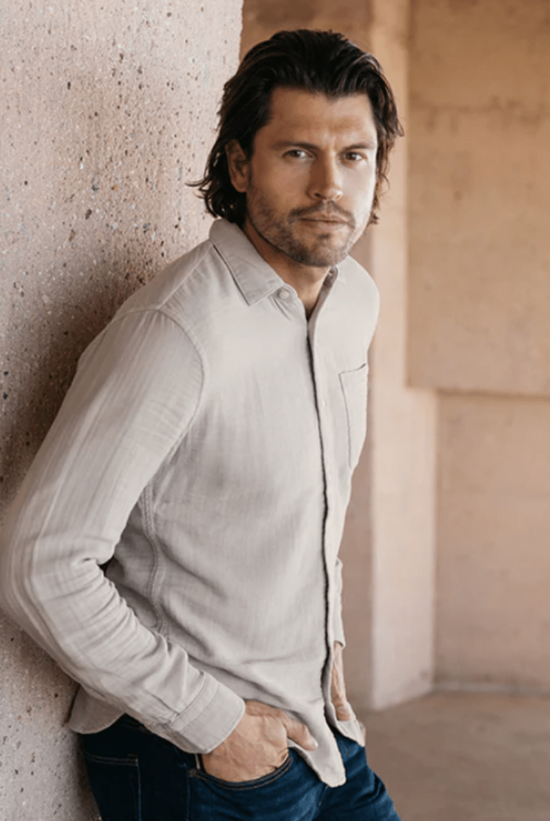 The Ripper Shirt Waffle in Light Gray - Hiroshi Kato - Archery Close