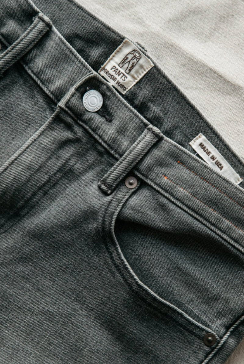 The Scissors Slim Tapered Jack 14oz Selvedge - Hiroshi Kato - Archery Close