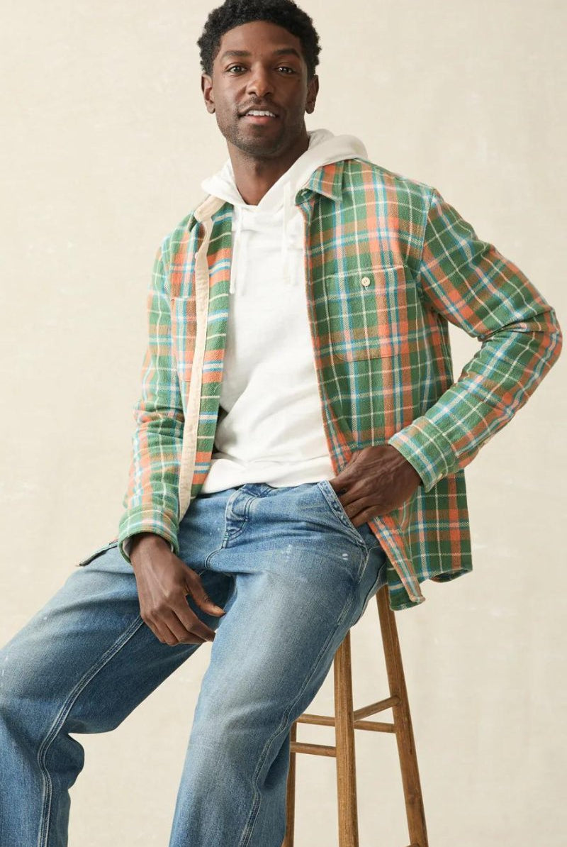 The Surf Flannel - Faherty Brand - Archery Close