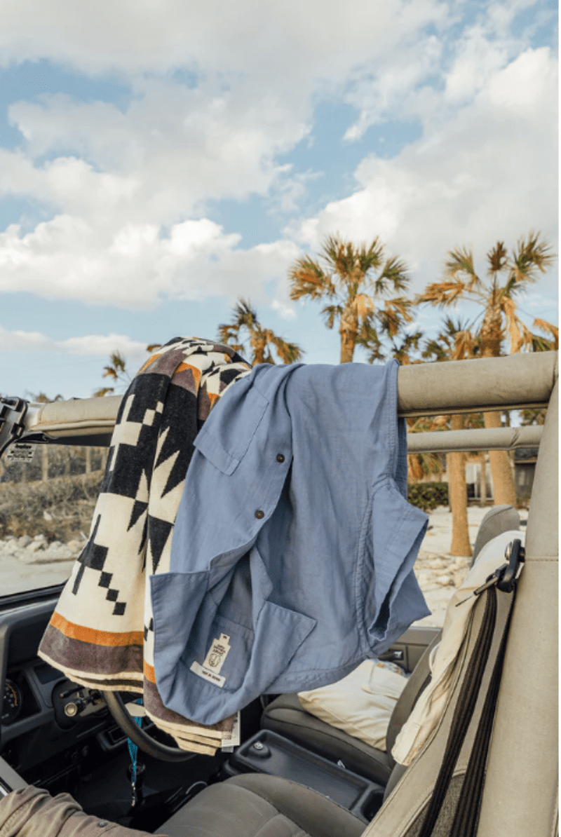 The Wrench Double Gauze in Matte Blue - Hiroshi Kato - Archery Close