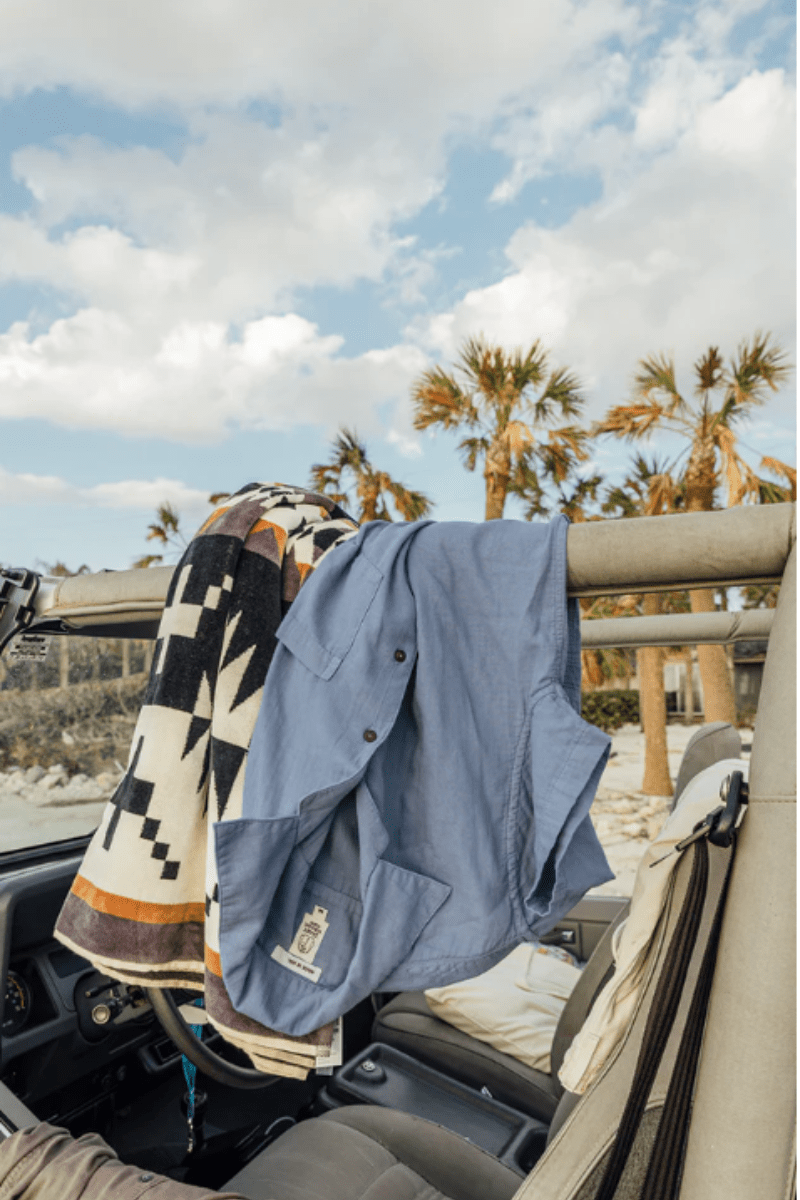 The Wrench Double Gauze in Matte Blue - Hiroshi Kato - Archery Close