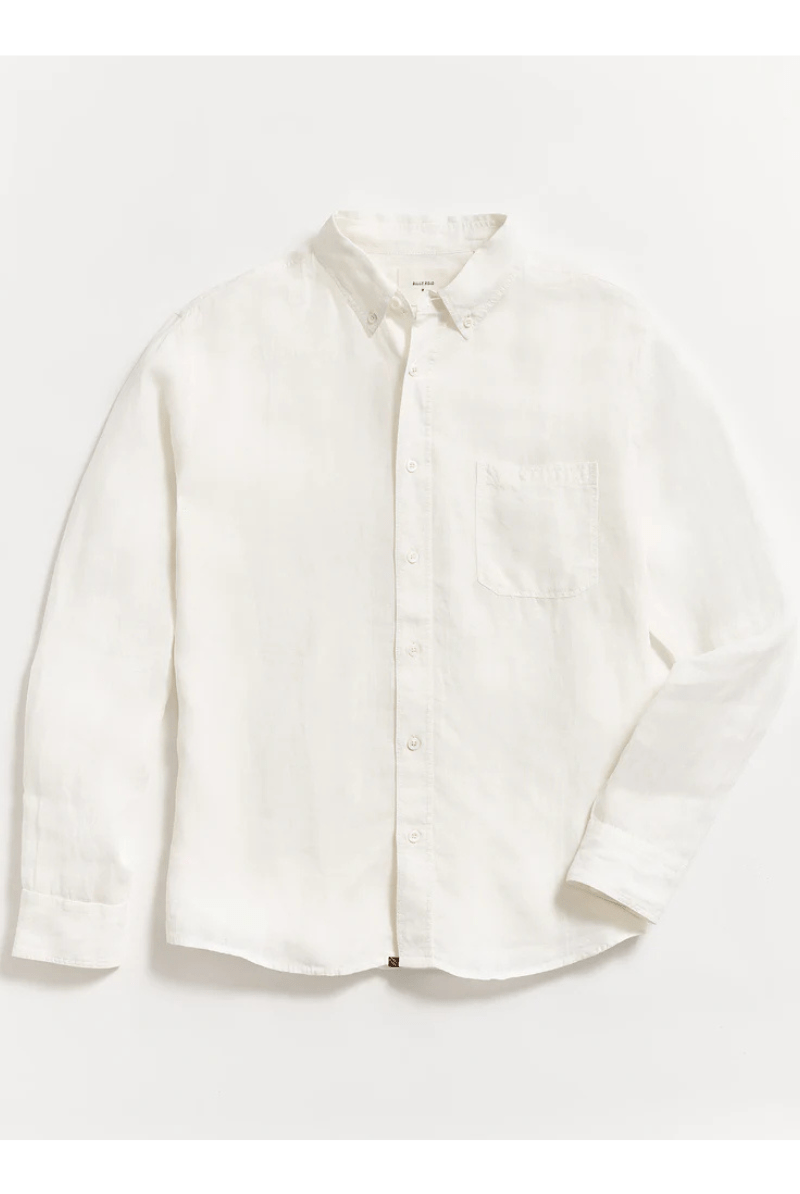 Tuscumbia Linen Shirt Button Down - Billy Reid - Archery Close
