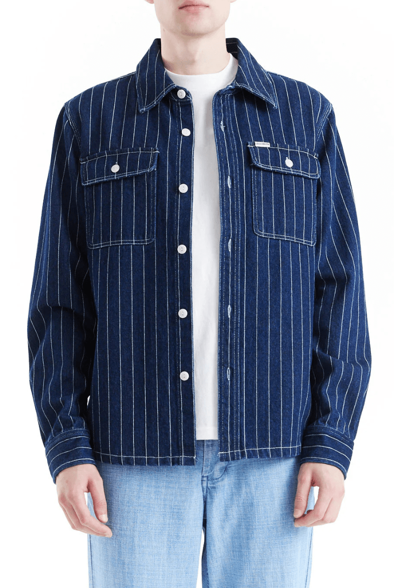 Vacay Stripe Denim Shirt - Deus ex Machina - Archery Close