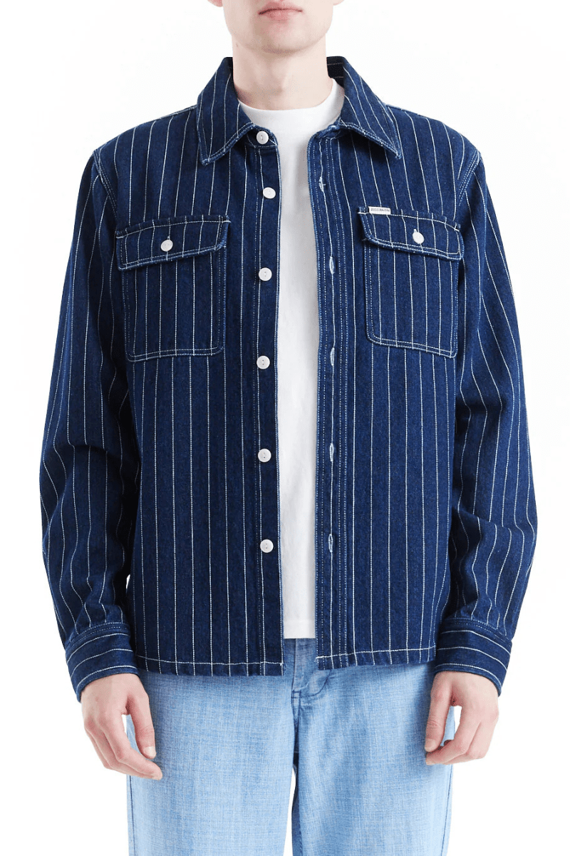 Vacay Stripe Denim Shirt - Deus ex Machina - Archery Close