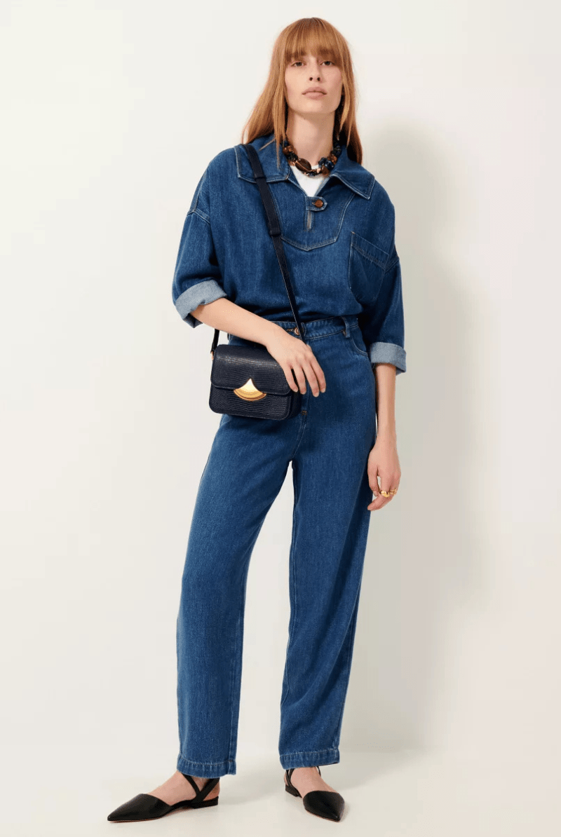 Verone Shirt in Denim Blue - Sessun - Archery Close