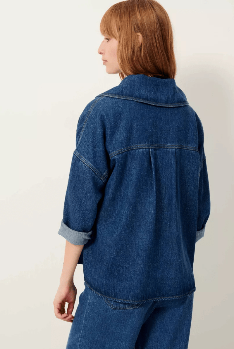 Verone Shirt in Denim Blue - Sessun - Archery Close
