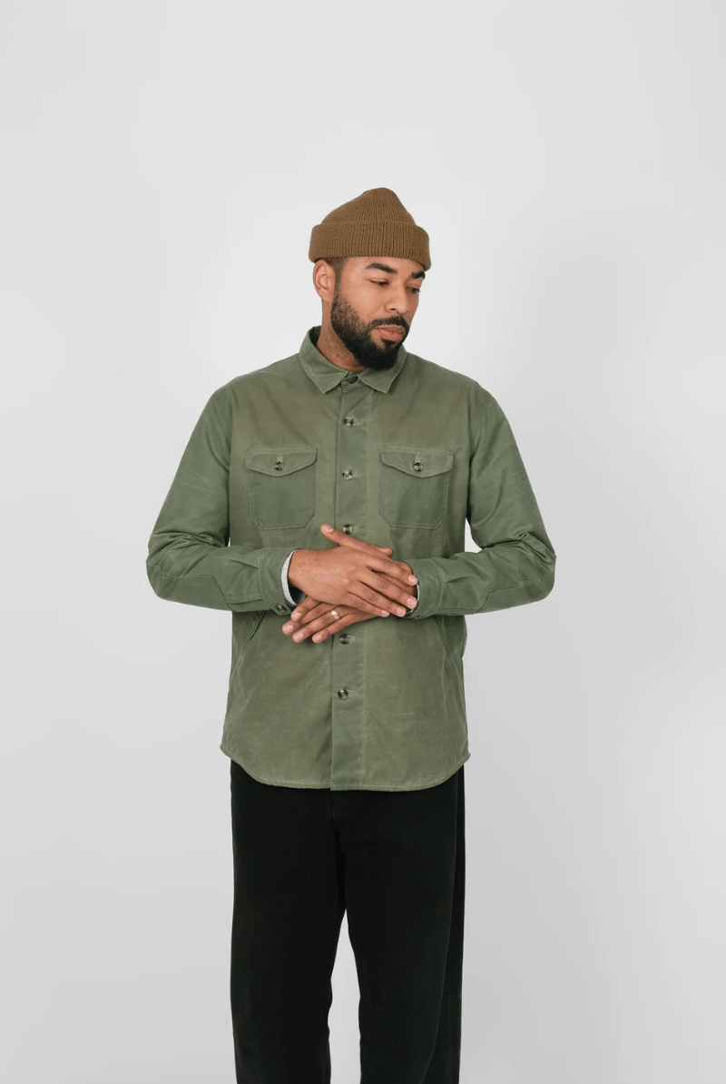 Waxed Cotton Crissman - Light Moss - Dehen 1920 - Archery Close