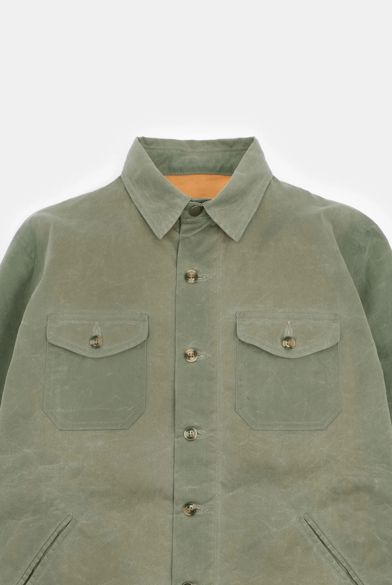 Waxed Cotton Crissman - Light Moss - Dehen 1920 - Archery Close