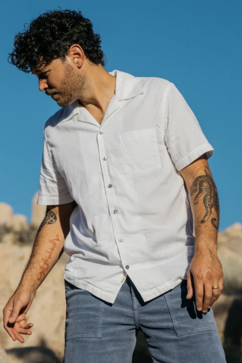 Wrench SS shirt in double gauze - Hiroshi Kato - Archery Close