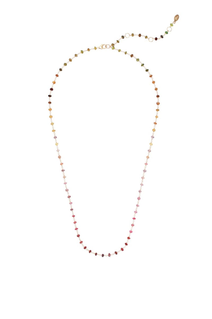 Sacred strand in tourmaline and spinel - 7 & Sun - Archery Close
