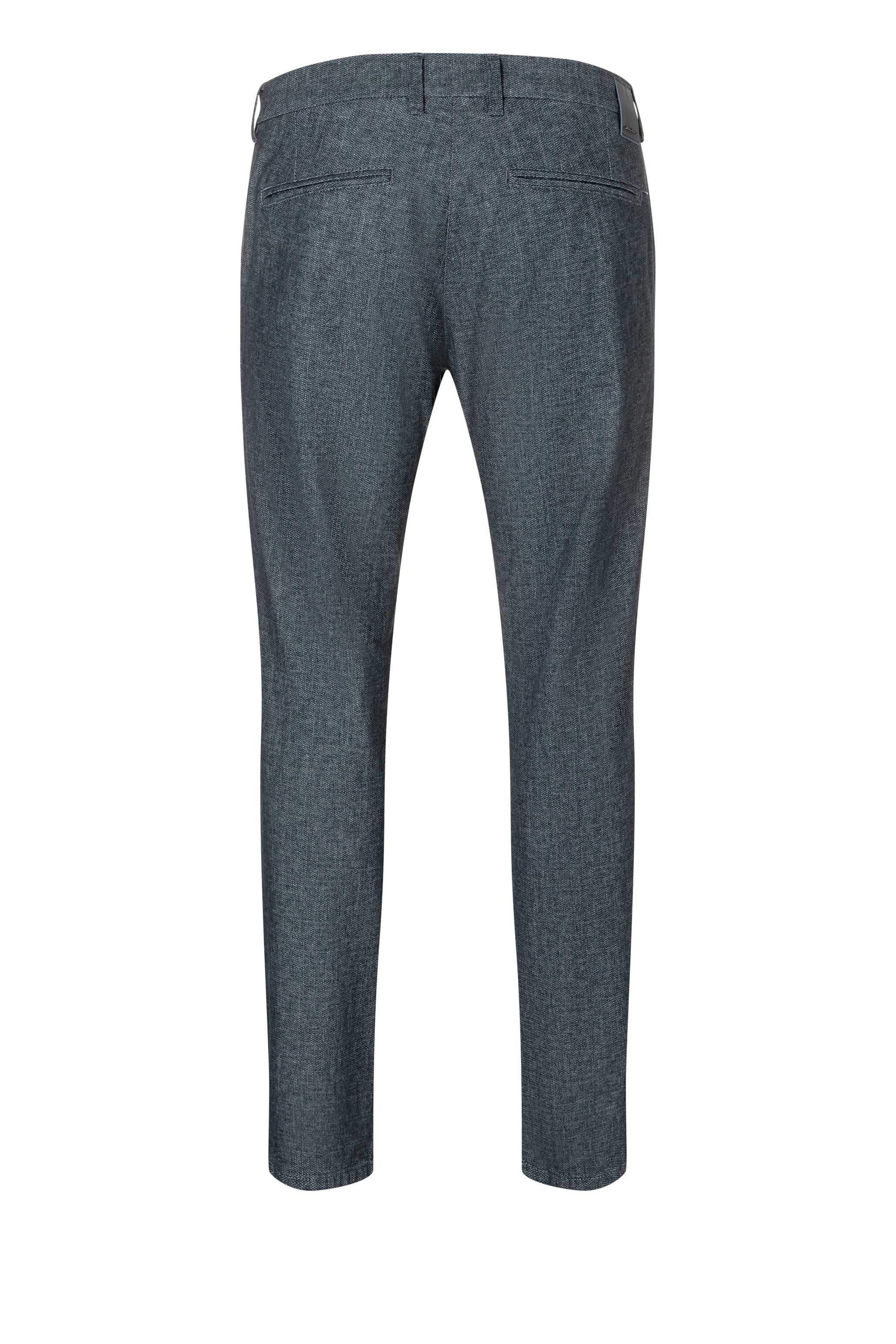 Dark gray pants on a white background