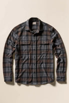 Plaid shirt on a beige background