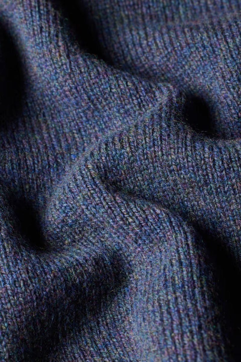 Paul Smith Wool×Cotton×Acrylic Knit Men's 'Mountains' Intarsia Cotton Sweater