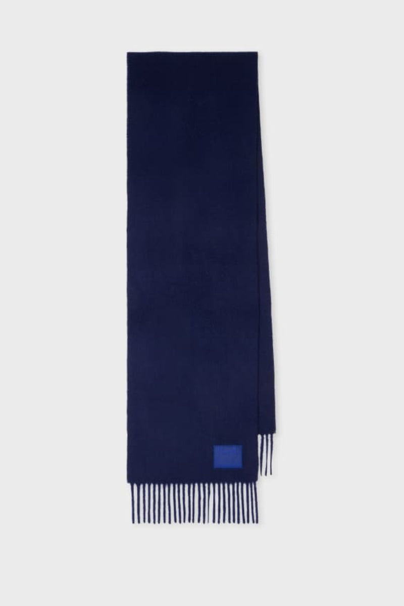 Dark Navy Cashmere Scarf