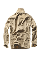 Beige jacket on a white background