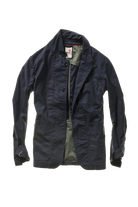 Navy jacket on a white background