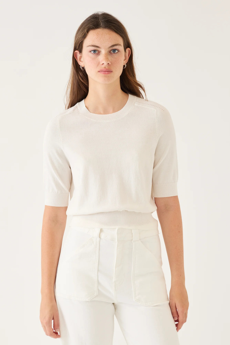 Greta Top in Off White