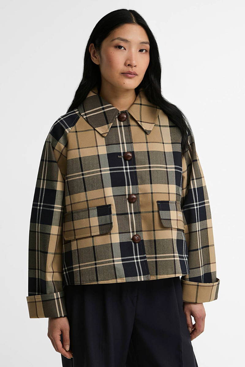 Delilah Tartan Showerproof Jacket