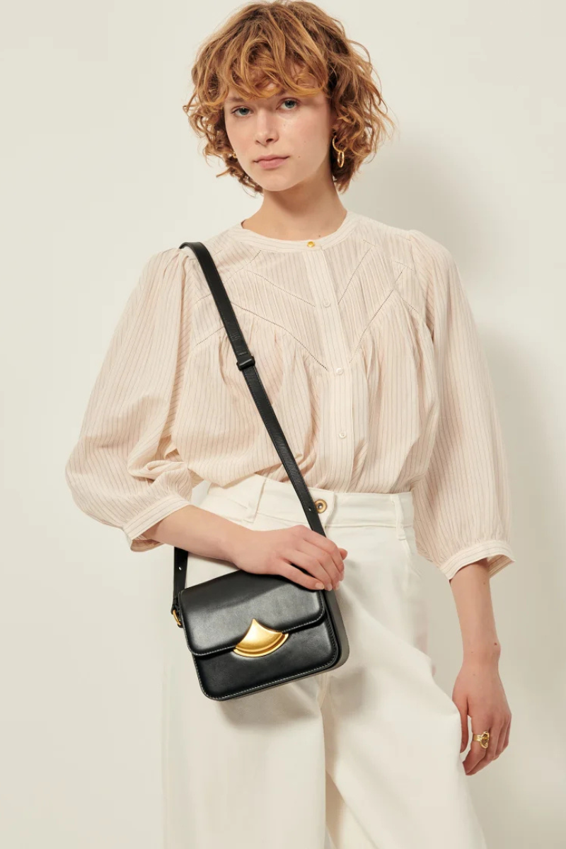 Savi Blouse in Sandblack
