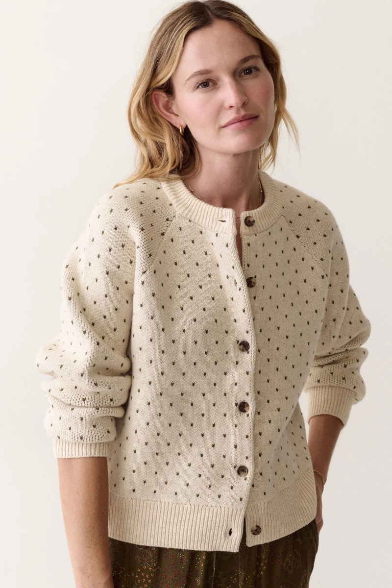 Iris Crewneck Cardigan
