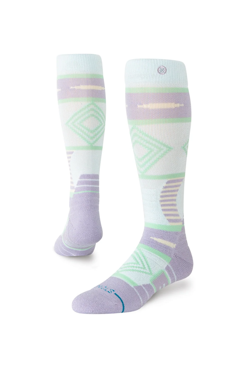 Womens Temple Mid Poly Snow Sock